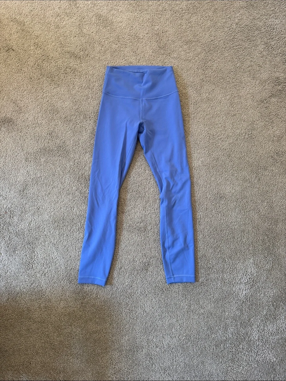 Lululemon Leggings in Periwinkle Blue with Adjustable Waist